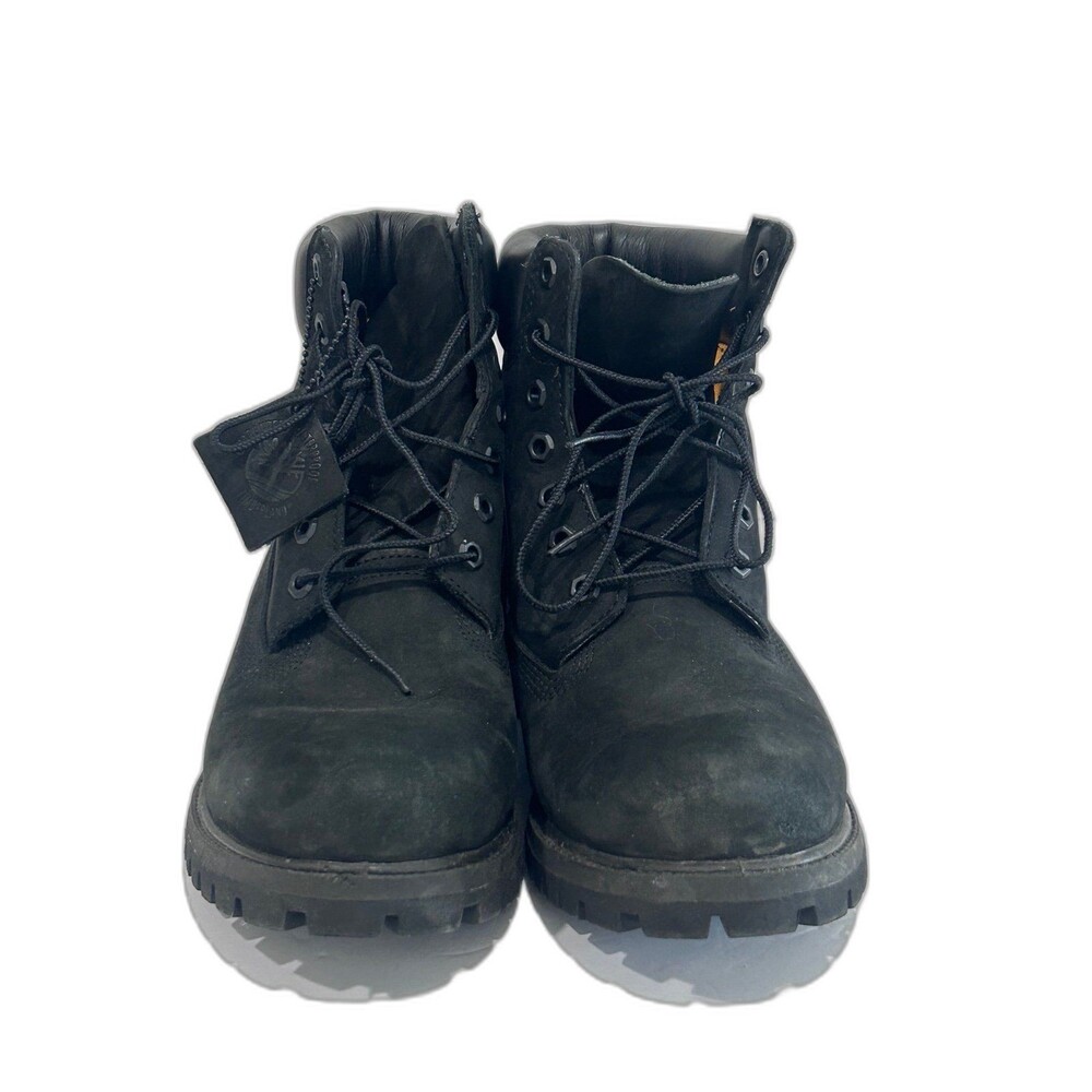 Timberland Boots Men’s Size 10 Color Black Leather Durable Weather Protection